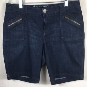 SONOMA LIFE+STYLE Denim Blue Shorts Size 12P